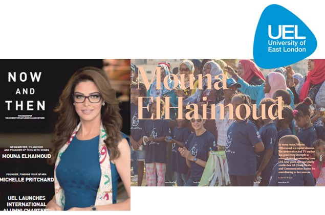 University of East London Alumna Magazine Features Founder Mouna ElHaimoud in 